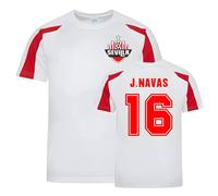 Sevilla FC Junior Jesus Navas Sports Training Jersey in White | Size: 3-4 Years Sevilla FC White 3-4 Years
