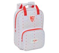 SEVILLA FC PREESCOLAR - Children's Backpack, Adaptable with Handles, Recyclable Fabric, Ideal for Children of Different Ages, Comfortable and Versatile, Quality and Resistance, 20 x 8 x 28 cm