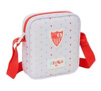 SEVILLA FC PREESCOLAR - Small Messenger Bag, Children's Shoulder Bag, Ideal for Children from 5 to 14 Years, Comfortable and Versatile, Quality and Resistance, 16 x 4 x 18 cm