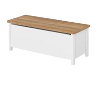 sevilla kids wooden toy box in matt white