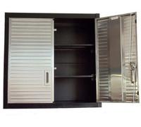 Seville Classics Ultra Hd 2 Door Metal Wall Storage Cabinet With Shelves Uhd20203E