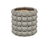 Seville Collection Grey Bubble Planter