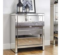 Seville Mirrored 4 Drawer Chest