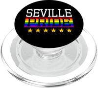 Seville Pride Spain Gay Lesbian Queer LGBT Rainbow Flag PopSockets PopGrip for MagSafe