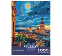 Seville, Spain Cityscape Art Jigsaw Puzzle 1000 Pieces, Historic Square Architecture, 1000 Pieces for Adults, Birthday Gift for Adults, Screen-Free Fun, 70x50cm/1000pcs