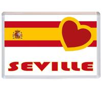 Seville - Spain - Europe - Spanish Flag- Jumbo Fridge Magnet