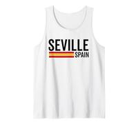 Seville Spain Flag Souvenirs from Sevilla España Sevillian Tank Top