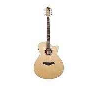 Sevinia Electro-Acoustic Guitar, Grand Auditorium Style with Solid Spruce Top & Mahogany Back & Sides, 3-Band EQ, Tuner, Rosewood Fingerboard, Okoume Neck Padded Bag & Strap Included