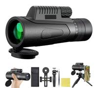 Sevitini Monocular, 10-30 x 50 Monocular Telescope, for Adults and Children, FMC BAK4 Prism, Monoculars for Sports Events, Bird Watching, Travel, Hunting, Concert, Outdoor Sports (UK-Black)