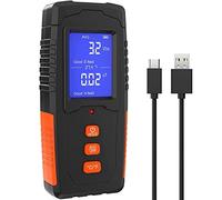 sevkumz EMF Meter Rechargeable Electromagnetic Field Radiation Detector Handheld Digital LCD EMF Reader Temperature Measure, Tester for Home Inspections, Outdoor and Ghost Hunting