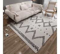 SEVOLY Electric Heated Area Rug,Graphene Electric Heated Rug,Infrared Radiant Floor Heater,Electric Heating Carpet,Timed Temperature Control Heated Floor Mat,Great for Yoga,55 * 90CM/22 * 35in