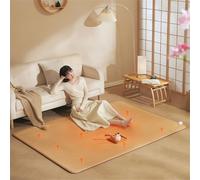 SEVOLY Graphene Floor Heating Pad,Electric Heated Area Rug,Japanese Tatami Movable Heating Carpet,Portable Pet Heated Floor Mat,for Bedroom Office,200X300CM
