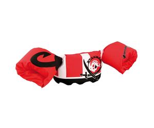 Sevylor Arm Bands Puddle Jumper Deluxe Pirate, red Toddler swimming aids, float discs, for 2-6 year old, 15-30kg, swim training aids, inflatable...