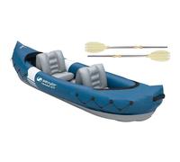 Sevylor Tahaa Kayak Incl. Paddle, Inflatable Canoe for 2 persons, Inflatable Boat, Paddle Boat with Robust PVC Shell, Straps for Fastening Luggage,
