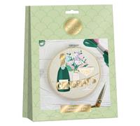 Sew And So On Premium Embroidery Kit, Congratulations, Kits for Adults & Beginners, Gift Idea with Patterns, Craft Hobby Kits