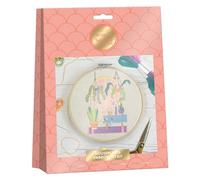 Sew And So On Premium Embroidery Kit - Houseplant & Cross Stitch Kits for Adults - Beginner Embroidery Set with Patterns