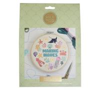 Sew And So On Premium Embroidery Kit, Making Waves - Adults Embroidery & Cross Stitch Kit with Patterns, Gift Idea Beginner Set