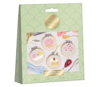 Sew And So On Premium Embroidery Kit, Sweet Treats - Embroidery & Cross Stitch Kit for Adult Beginners, Gift Idea with Patterns & Accessories