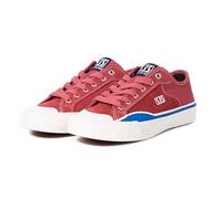 SEW BY SOU Skateboard Shoes for Men Leather Low Top Pro Skateboarding Training Casual Sneakers, Wine, 6.5 UK