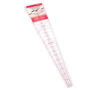 Sew Easy 10 Degree Wedge (22.5" x 4.9") Triangle Patchwork Quilting Ruler Measure Craft Circular Semi Designs Seam Allowance NL4185
