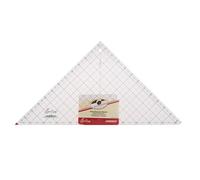 Sew Easy 12.5” Triangle Template - Quilting & Patchwork Rule for Applique Sewing, Transparent Acrylic Non-Slip