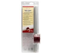Sew Easy 12” Ruler Cutter - Fabric & Paper Trimmer, Craft Rotary Guillotine, Portable Slicer, 4.5 x 13.5in
