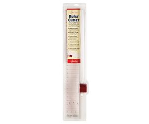 Sew Easy 27.5” Ruler Cutter - Fabric & Paper Trimmer, Craft Rotary Guillotine, Portable Slicer, 4.5 x 27.5in