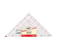 Sew Easy 6.5” Triangle Template - Quilting & Patchwork Rule for Applique Sewing, Transparent Acrylic Non-Slip