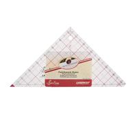 Sew Easy 7.5” Triangle Template - Quilting & Patchwork Rule for Applique Sewing, Transparent Acrylic Non-Slip