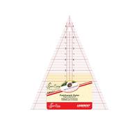 Sew Easy 8.5x7” Triangle Template - Quilting & Patchwork Rule for Applique Sewing, Transparent Acrylic Non-Slip