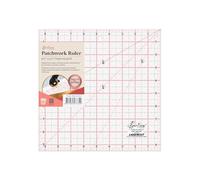 Sew Easy 9.5” Square Template - Quilting & Patchwork Rule for Applique Sewing, Transparent Acrylic Non-Slip