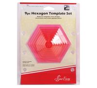 Sew Easy 9 Piece Hexagon Template Set