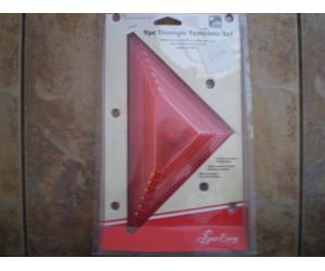 Sew Easy 9-Piece Triangles Template Set