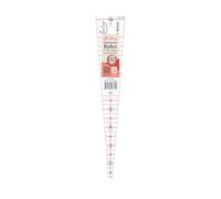 Sew Easy 9° Wedge Ruler - Quilting & Patchwork Rule for Applique Sewing, Transparent Acrylic Non-Slip