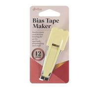 Sew Easy Bias Binding Maker -Creates 12mm Tapes Fusible & Non Fusible for Decoration in Celtic & Stained Glass Quilts, Sewing, Dressmaking