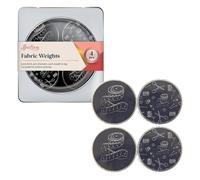 Sew Easy Pattern Fabric Weights - for Sewing, Crafts, Pattern Cutting, Dressmaking, Tailoring, Quilting, 4 x 75g, Notions
