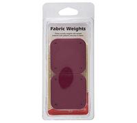 Sew Easy Fabric Weights - Non Slip Weights with Tacks, Secures Materials, Stackable, for Quilting Sewing, Tailoring, Dressmaking, Patterns Red