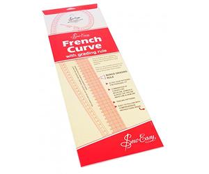 Sew Easy French Curve, Plastic, Dressmaking, Sewing Tool