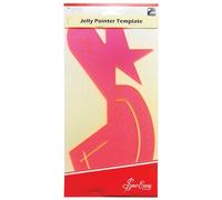 Sew Easy Jelly Pointer Template - 6.3cm/2.5” Quilting & Patchwork Rule for Applique Sewing, Transparent Acrylic Non-Slip