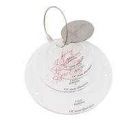 Sew Easy Mini Template - 4 Circle Set Quilting & Patchwork Shapes for Applique Sewing, Transparent Acrylic Non-Slip, 1 - 3”