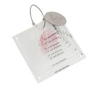 Sew Easy Mini Template - 8 Square Set Quilting & Patchwork Shapes for Applique Sewing, Transparent Acrylic Non-Slip, 0.75 - 3”