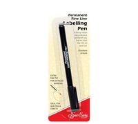 Sew Easy Permanent Labelling Marker - Extra Fine Black Fabric Pen for Sewing Quilting Dressmaking Crafting Tailoring Embroidery