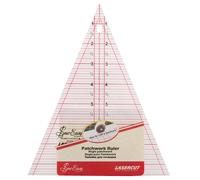 Sew Easy Patchwork Triangle Ruler 8.5 x 7 in – Transparent Acrylic, Non-Slip