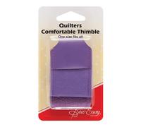 Sew Easy Quilters Leather Thimble - One Size Finger Protector for Knitting Sewing Patchwork