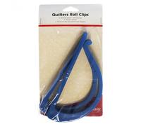 Sew Easy Quilters Roll Clips - Secures Quilts whilst Sewing, Pack of 2 Plastic Fabric Clips