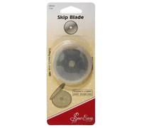 Sew Easy Rotary Cutter Blades - 1 x 45mm Perforated Edge Extra Sharp Quilting Sewing Dressmaking Patchwork Rolling Cutter Blade