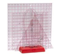 Sew Easy Ruler Template Stand - Organizer Rack for Quilting Patchwork Rules, Non Slip