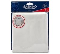 Sew Easy Sashiko Cotton Fabric - Ivory 1m x 1.42m 100% Cotton Fabric for Stitching Sashiko Designs