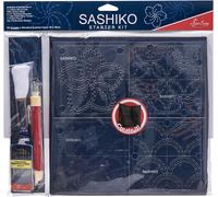 Sew Easy Sashiko Templates Thread Fabric Kits - Japanese Embroidery - Full Range