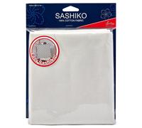 Sew Easy Sashiko Cotton Fabric - Ivory 1m x 1.42m 100% Cotton Fabric for Stitching Sashiko Designs